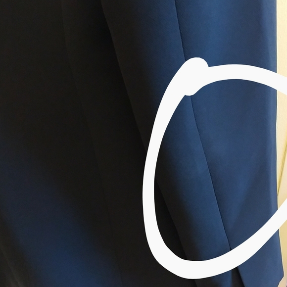 Donna Karen Navy Blue Blazer Jacket - Picture 13 of 16